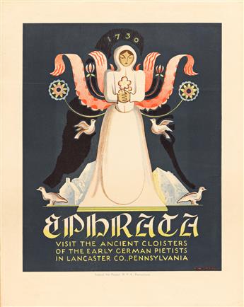 KATHERINE MILHOUS (1894-1977) Pennsylvania. Two posters.